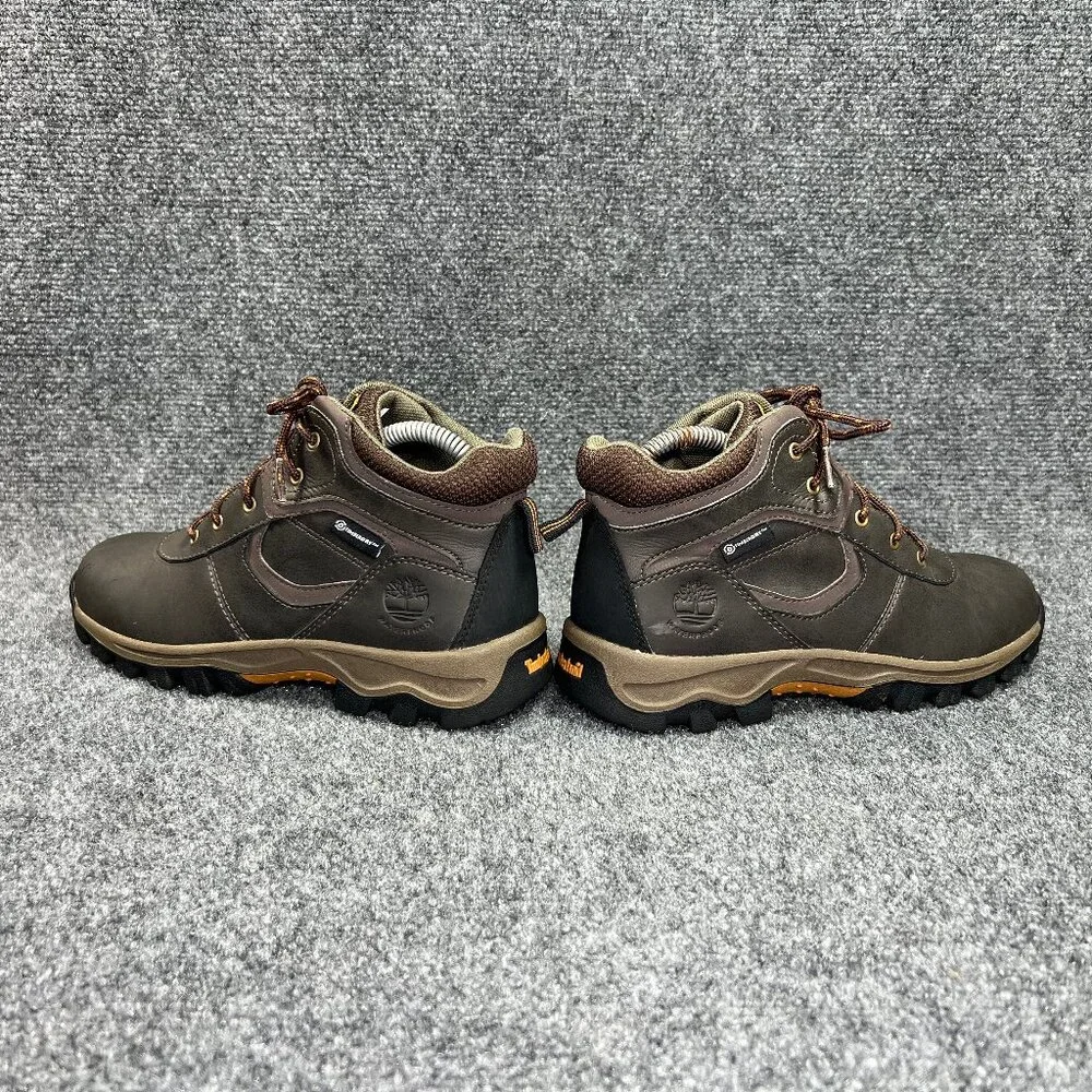 Timberland Mt. Maddsen Mid Boots Boy's‎ 5 Brown Leather Waterproof Hiking Shoes